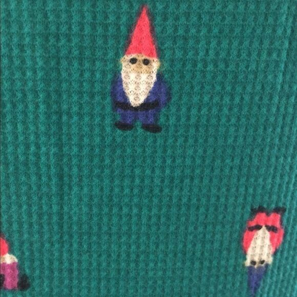 Gnome Waffle-Knit Thermal Top- TALL - Picture 5 of 7